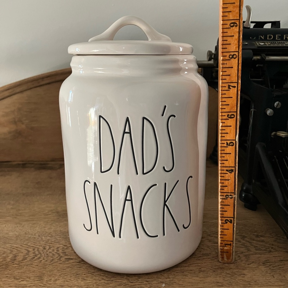 Rae Dunn Dad’s Snacks Canister